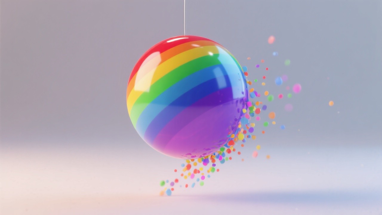 Free Rainbow Sphere Floating Image - Rainbow, Sphere, Floating ...