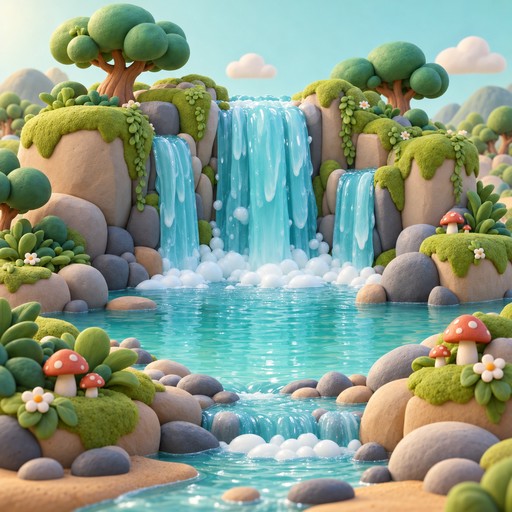 Tree Display Waterfall Download Clay Waterfall Diorama Stock Images for Free | StockCake