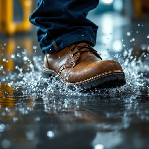 Free Slipping Work Boot Image - Boot, Slipping, Wet | Download at StockCake