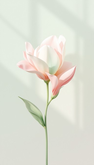 Pink Bloom Design Free Minimal Pink Bloom Image - Minimal, Botanical, Bloom | Download at StockCake