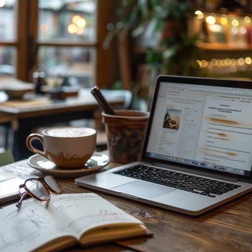 Free Cafe Work Space Image - Laptop, Coffee, Glasses | Download at ...