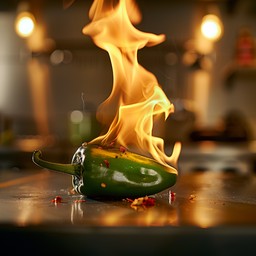 Free Flaming Bell Pepper Image - Flame, Pepper, Fire | Download at ...