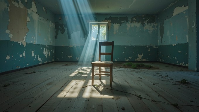 Download Empty Chair Waiting Image - Abandoned, Chair, Interior | StockCake