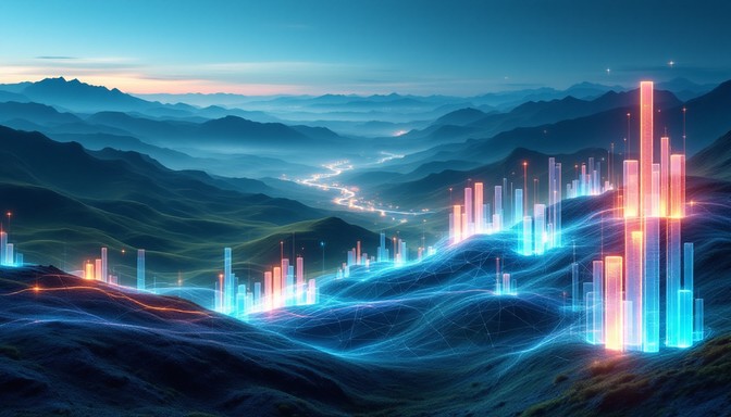 Free Digital Mountain Peaks Image - Mountains, Digital, Landscape ...