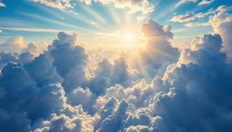 Free Sunbeams Pierce Clouds Image - Sunbeams, Clouds, Sky | Download at ...