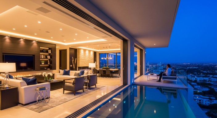Free Elegant Urban Retreat Image - Woman, Penthouse, Luxury | Download ...
