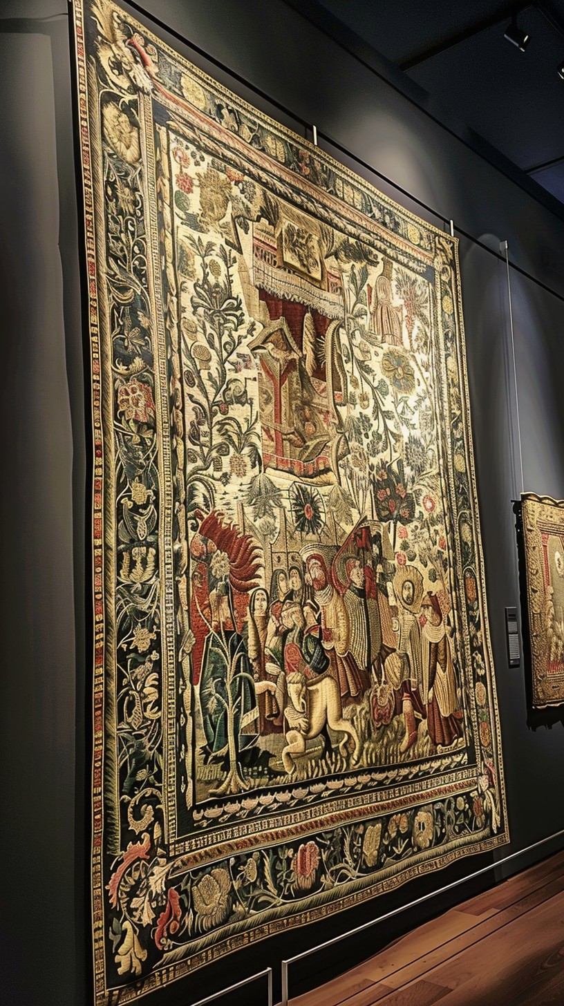 Tapestry Example Free Historic Tapestry Art Image - Tapestry, Medieval, Art | Download ...