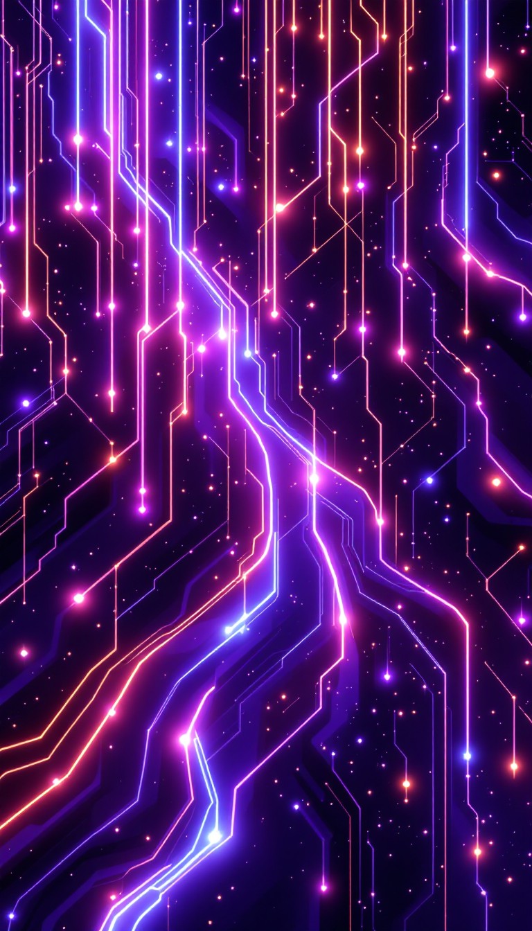 Free Neon Circuit Stream Image - Circuit, Neon, Purple | Download at ...