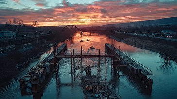 Free Sunset River View Image - Sunrise, Water, River | Download at ...