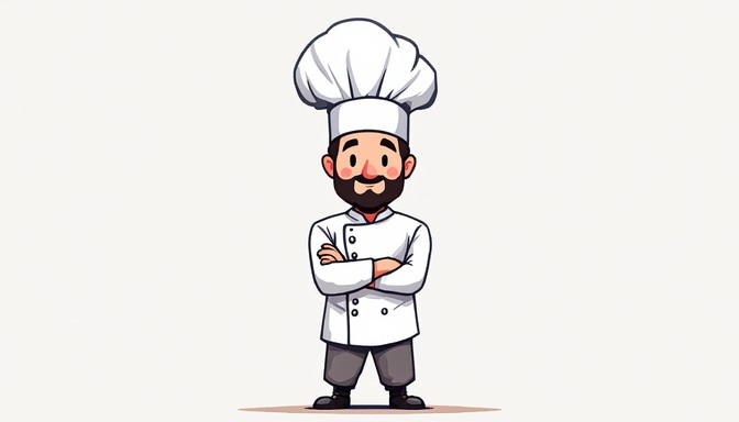 Free Pixel Chef Action Image - Pixel, Chef, Cooking | Download at StockCake