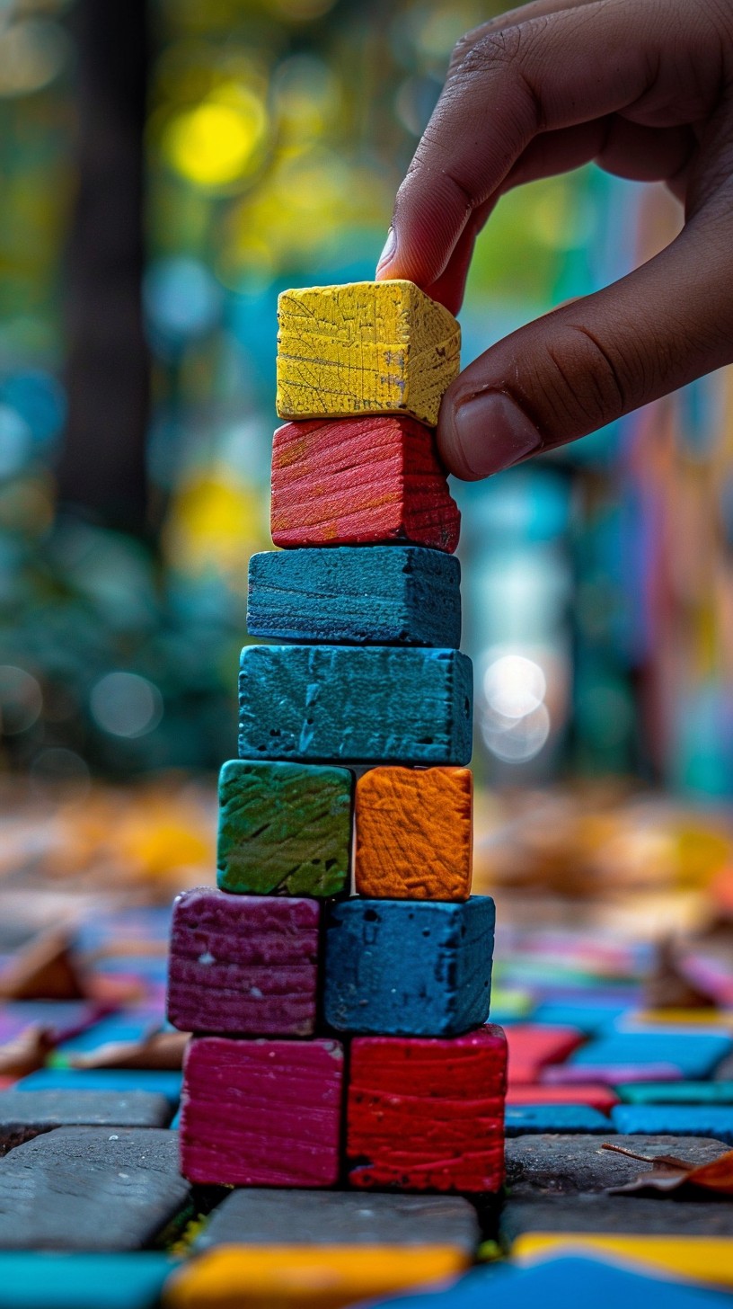 Free Colorful Blocks Tower Image - Blocks, Colorful, Tower | Download ...