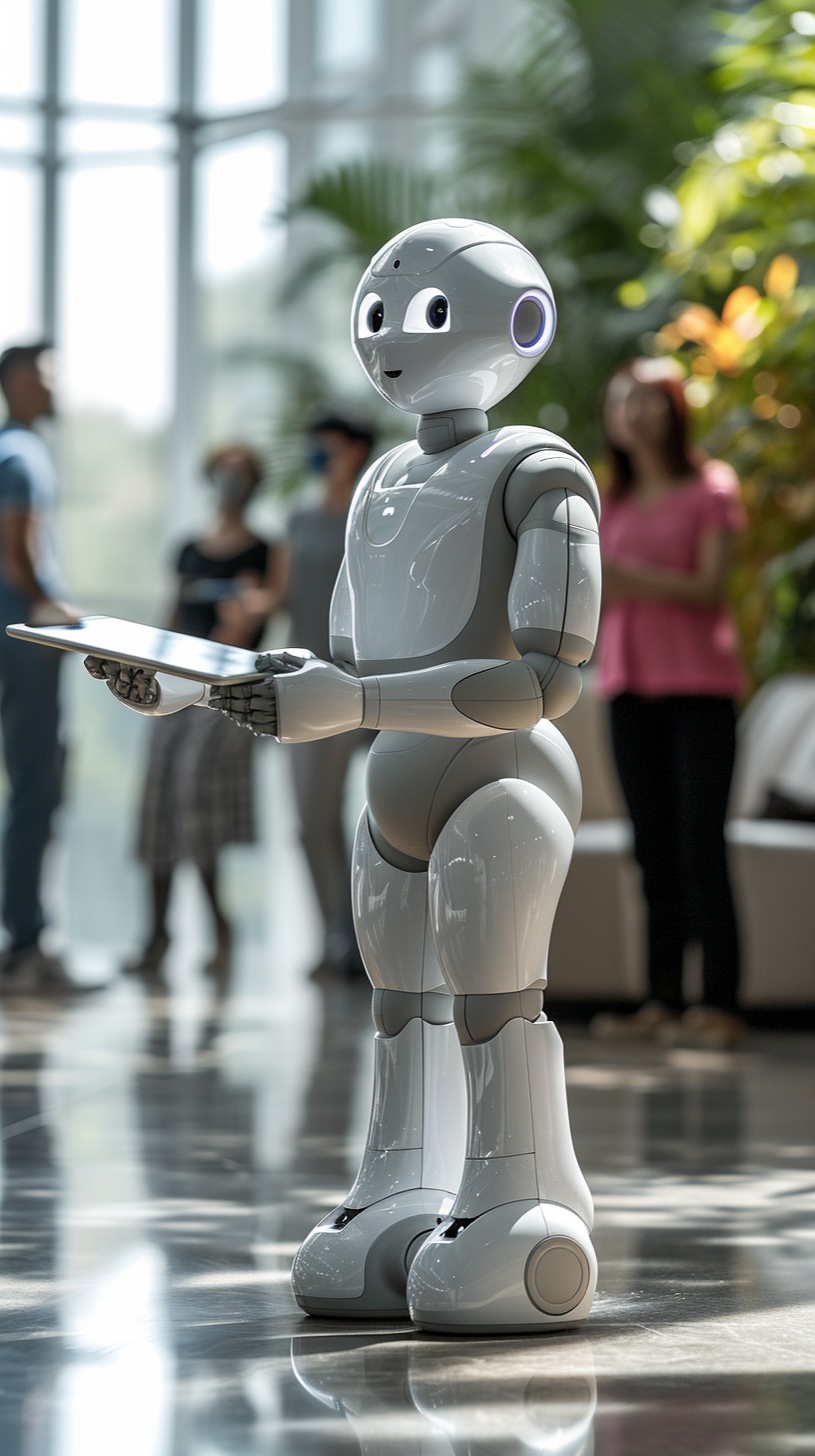 Free Friendly Robot Assistant Image - Robot, Humanoid, Assistant ...