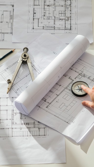 Free Architectural plan drafting Image | Download at StockCake