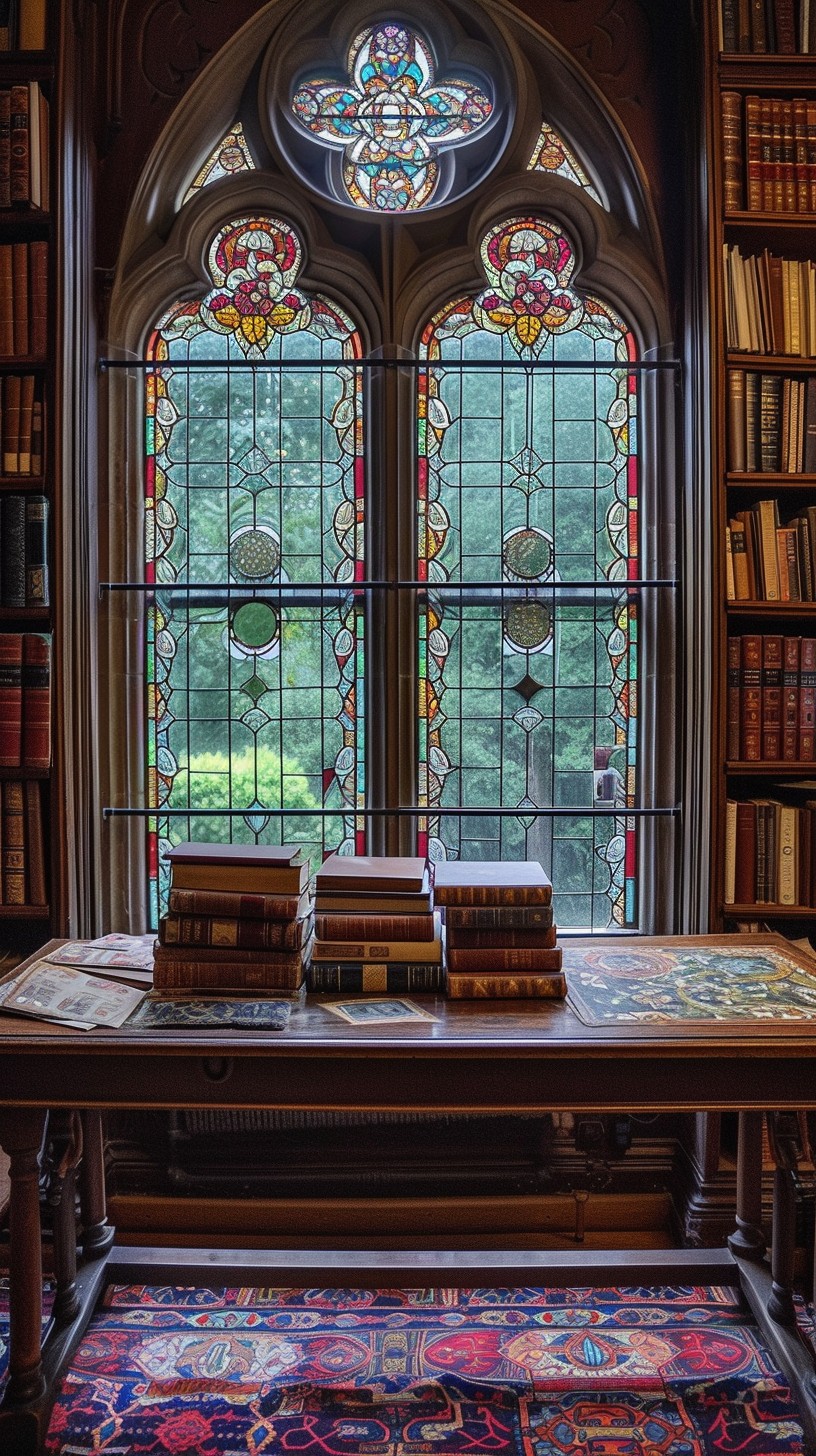 Free Stained Glass Study Image - Study, Stained Glass, Books | Download ...