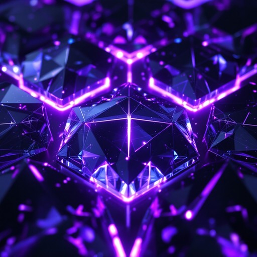 Violet Crystal Line Pattern Background Free Crystalline Purple Geometry Image - Geometric, Crystal, Purple ...