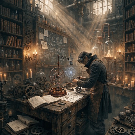 Free Steampunk Inventor Works Image - Steampunk, Inventor, Workshop ...