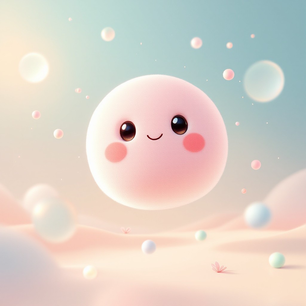 Pink Joy Color Free Floating Pink Joy Image - Kawaii, Pastel, Cute | Download at StockCake