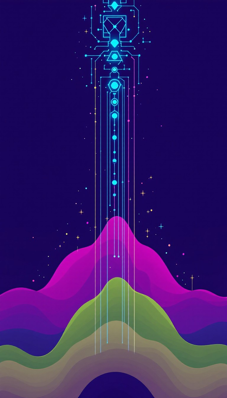 Free Digital Energy Cascade Image - Pixel, Cyberpunk, Neon | Download ...