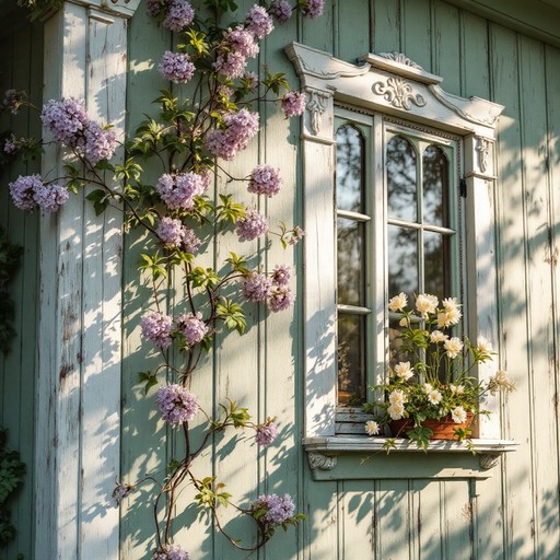 Free Blooming Window Frame Image - Window, Vines, Flowers | Download at ...