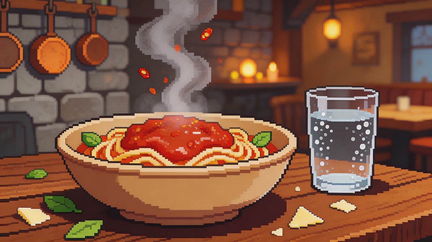 Free Pixel Pasta Perfection Image - Pasta, Pixel, Retro | Download at ...