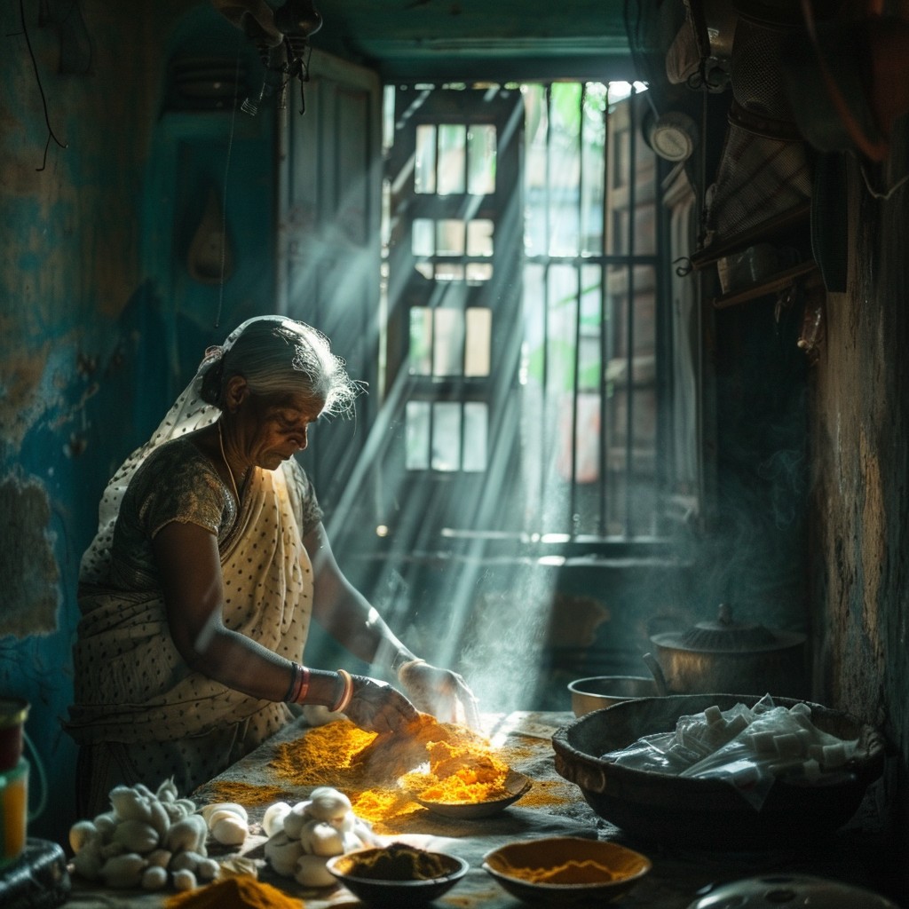 Free Traditional Cooking Scene Image - Cooking, Woman, Traditional ...