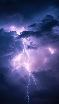Free Lightning Pierces Night Image - Lightning, Storm, Thunder ...