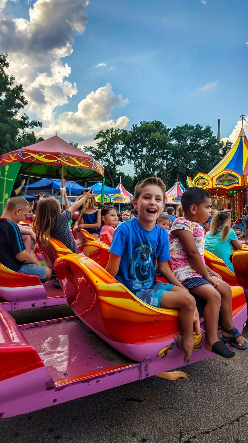 Free Joyful Amusement Ride Image - Amusement Park, Childhood ...