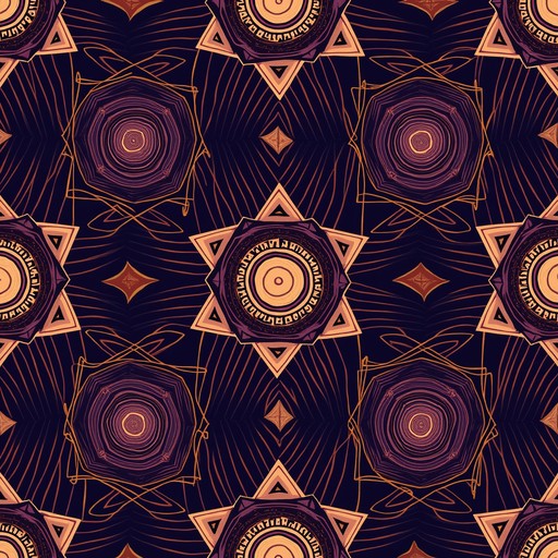 Triangular Gemoteric Patterns Free Ascending Golden Pathway Image - Triangles, Golden, Sacred ...