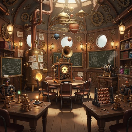 Free Steampunk Classroom Wonder Image - Steampunk, Victorian, Classroom ...