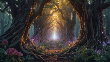 Free Enchanted Forest Pathway Image - Forest, Fantasy, Magical ...