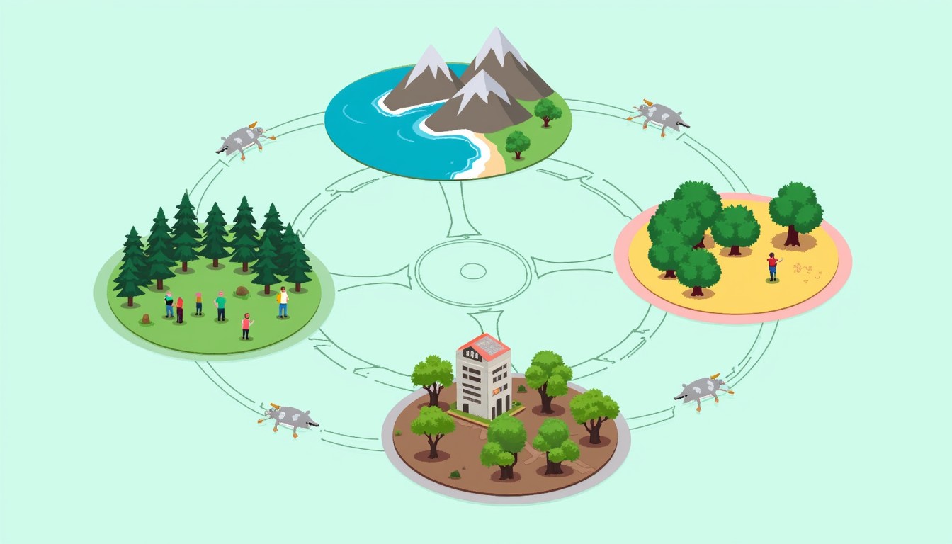 Free Connected Ecosystem Network Photo - Biomes, Ecosystems ...