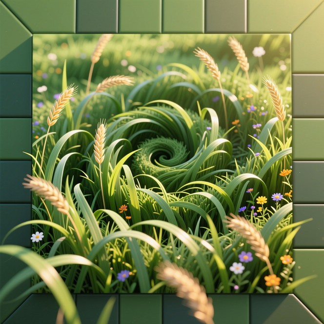 Free Radial Meadow Design Image - Meadow, Circular, Grass | Download at ...
