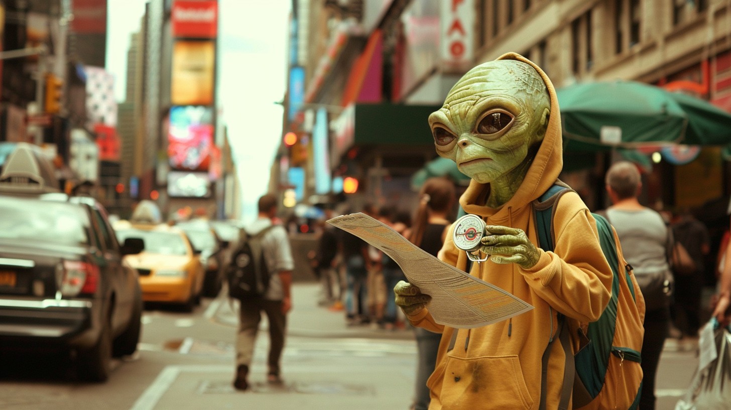 Free Alien Costume Outdoors Photo - Alien, Costume, City | Download at ...