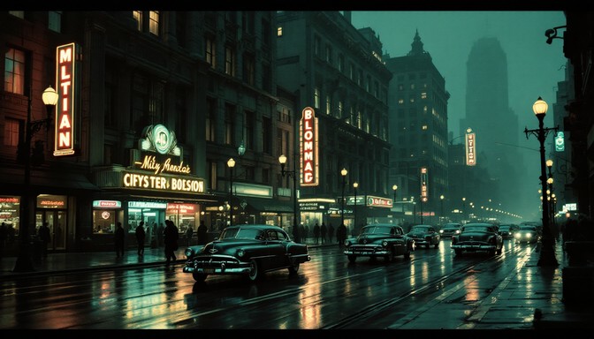 Free Rainy Noir City Image - Vintage, Noir, Rainy | Download at StockCake