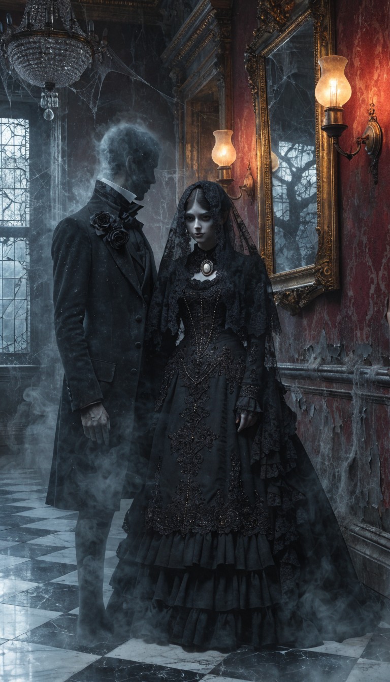 Free Gothic Mourning Portrait Image - Victorian, Gothic, Widow ...