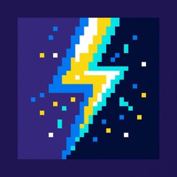 Free Pixel Lightning Strike Image - Lightning, Pixel, Vector | Download ...