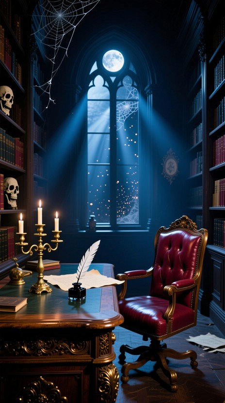 Free Haunted Victorian Study Image - Gothic, Victorian, Supernatural ...