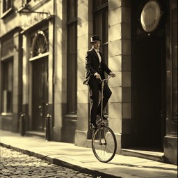 Free Vintage Unicycle Business Image - Vintage, Unicycle, Dapper ...