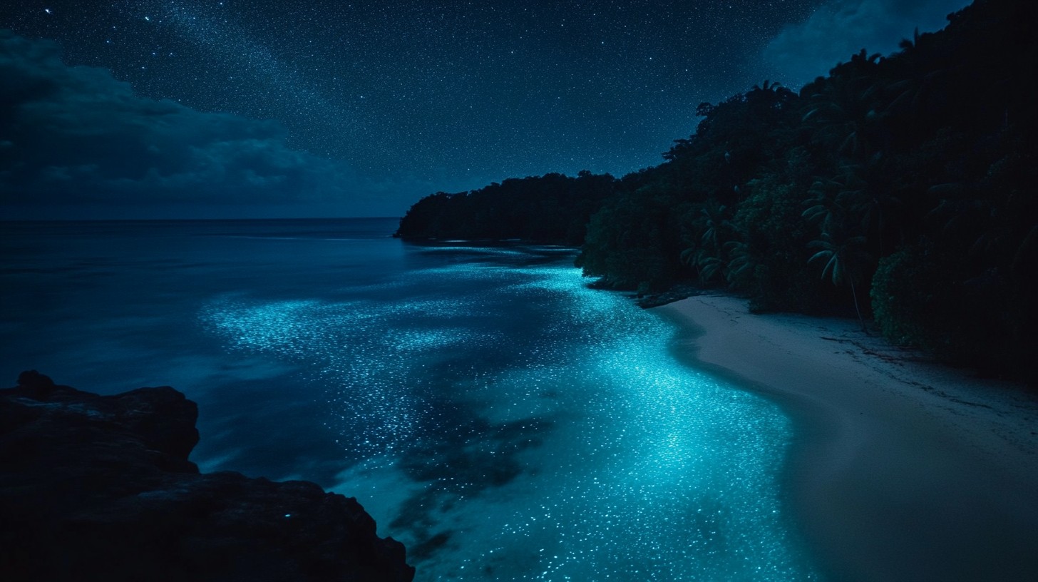 Free Starry Beach Night Image - Starry, Beach, Night | Download at ...