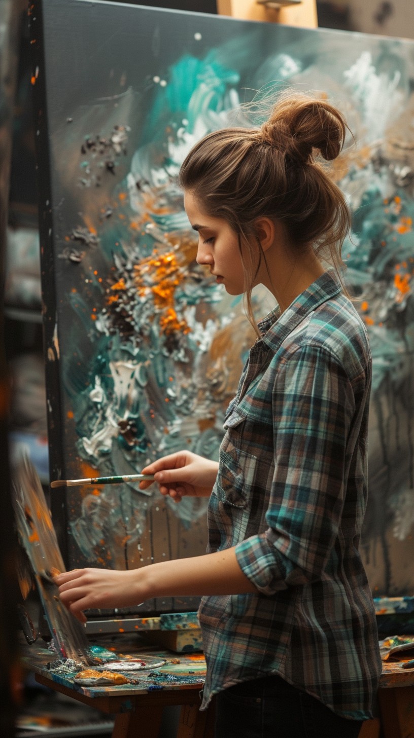 Free Artist at Work Photo - Artist, Painting, Studio | Download at ...
