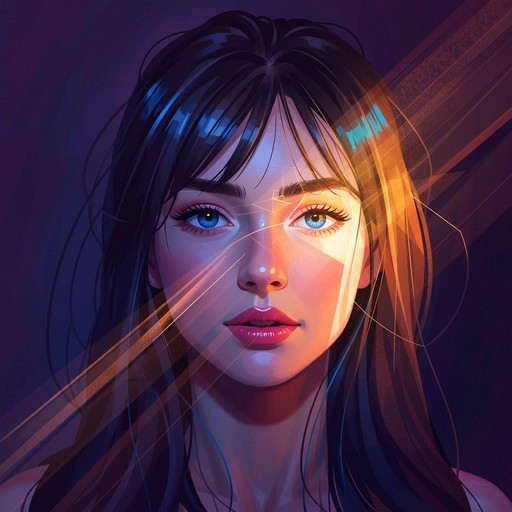 Free Split Light Portrait Image - Woman, Portrait, Pixel | Download at ...