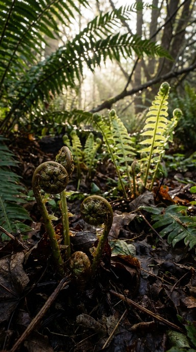 Free Forest Fiddleheads Unfurling Image - Fiddlehead, Fern, Forest ...