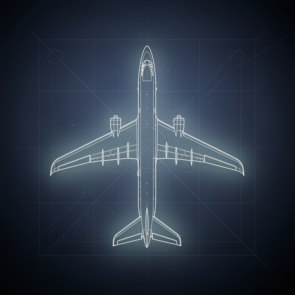 Free Aircraft Blueprint Design Image - Aircraft, Airplane, Aviation ...