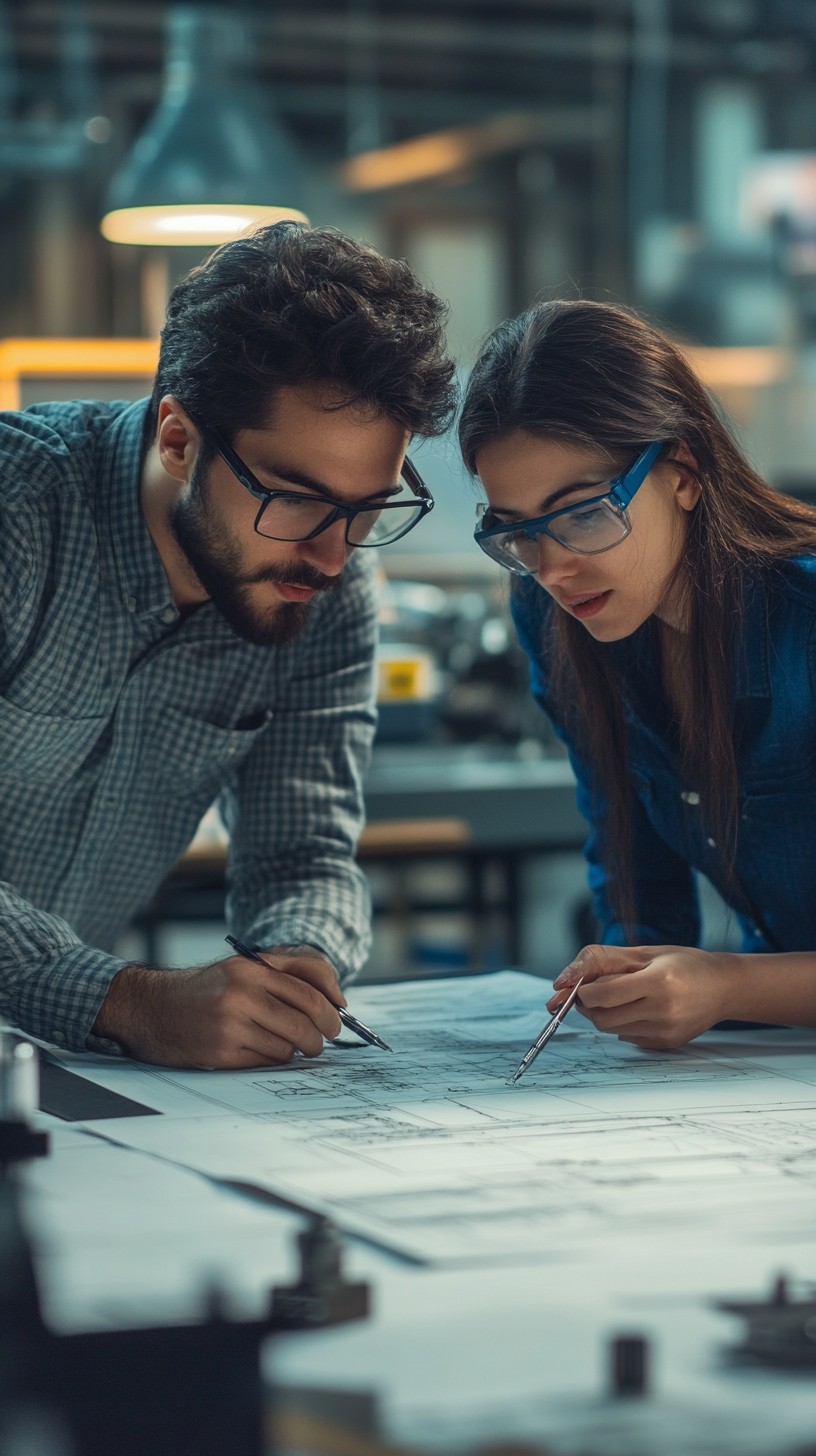 Free Engineers reviewing plans Image - Engineers, Workshop, Reviewing ...