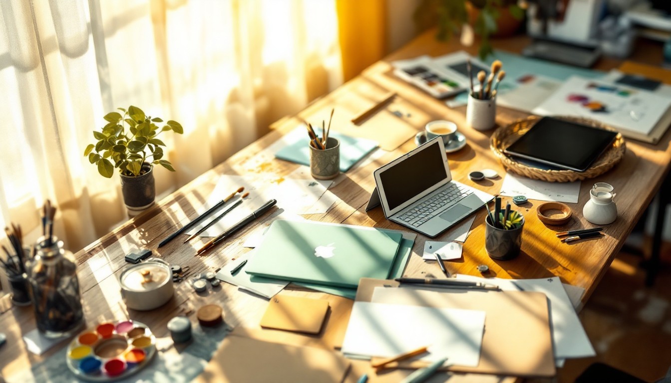 Free Creative Workspace Harmony Photo - Workspace, Creative, Sunlit ...