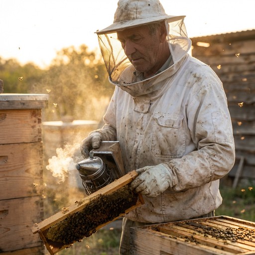 Free Golden Honey Inspection Image - Beekeeper, Honeycomb, Apiary ...