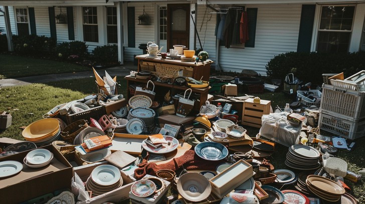 Define Rummage Free Yard Sale Chaos Image - Yard, Sale, Chaos | Download at StockCake