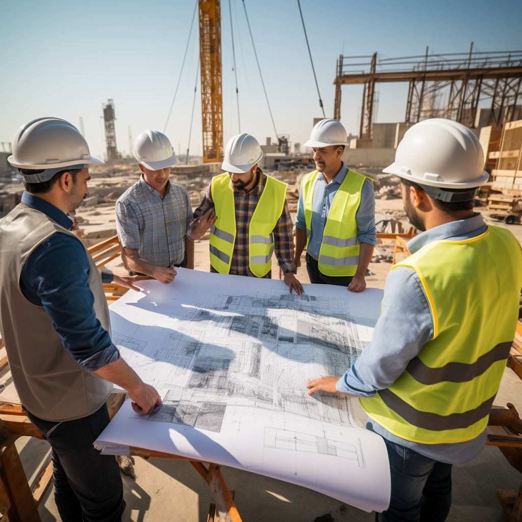Free Construction Team Meeting Image - Construction, Team, Blueprint ...