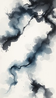 Flow With Ink Free Flowing Ink Dance Image - Ink, Brushwork, Asian | Download at ...