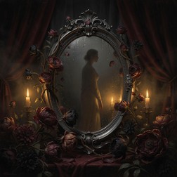 Free Ghostly Mirror Reflection Image - Mirror, Gothic, Romantic ...